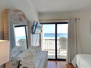 Condo, 1 Queen Bed with Sofa bed, Balcony, Ocean View (#9 - No Pets Allowed) | 1 bedroom, individually decorated, individually furnished, free WiFi