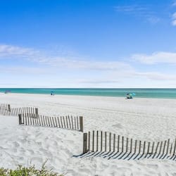 On the beach
