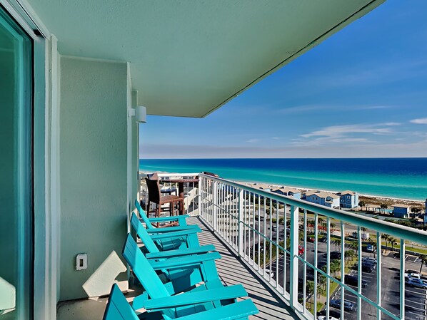 Condo, Multiple Beds, Balcony, Ocean View (#12C - No Pets) | Property grounds - Tristan Towers by Southern Vacation Rentals (Pensacola Beach)