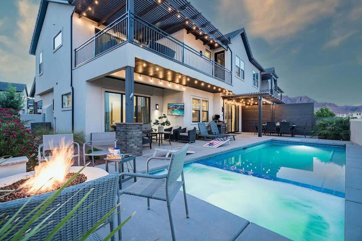 Una piscina climatizada