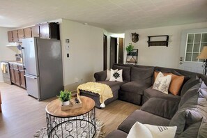 TV connectée, cheminée