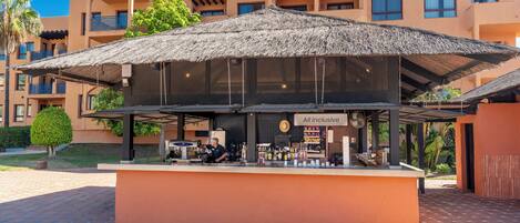 Poolside bar