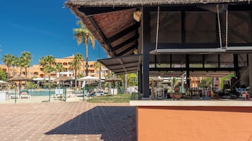 Poolside bar