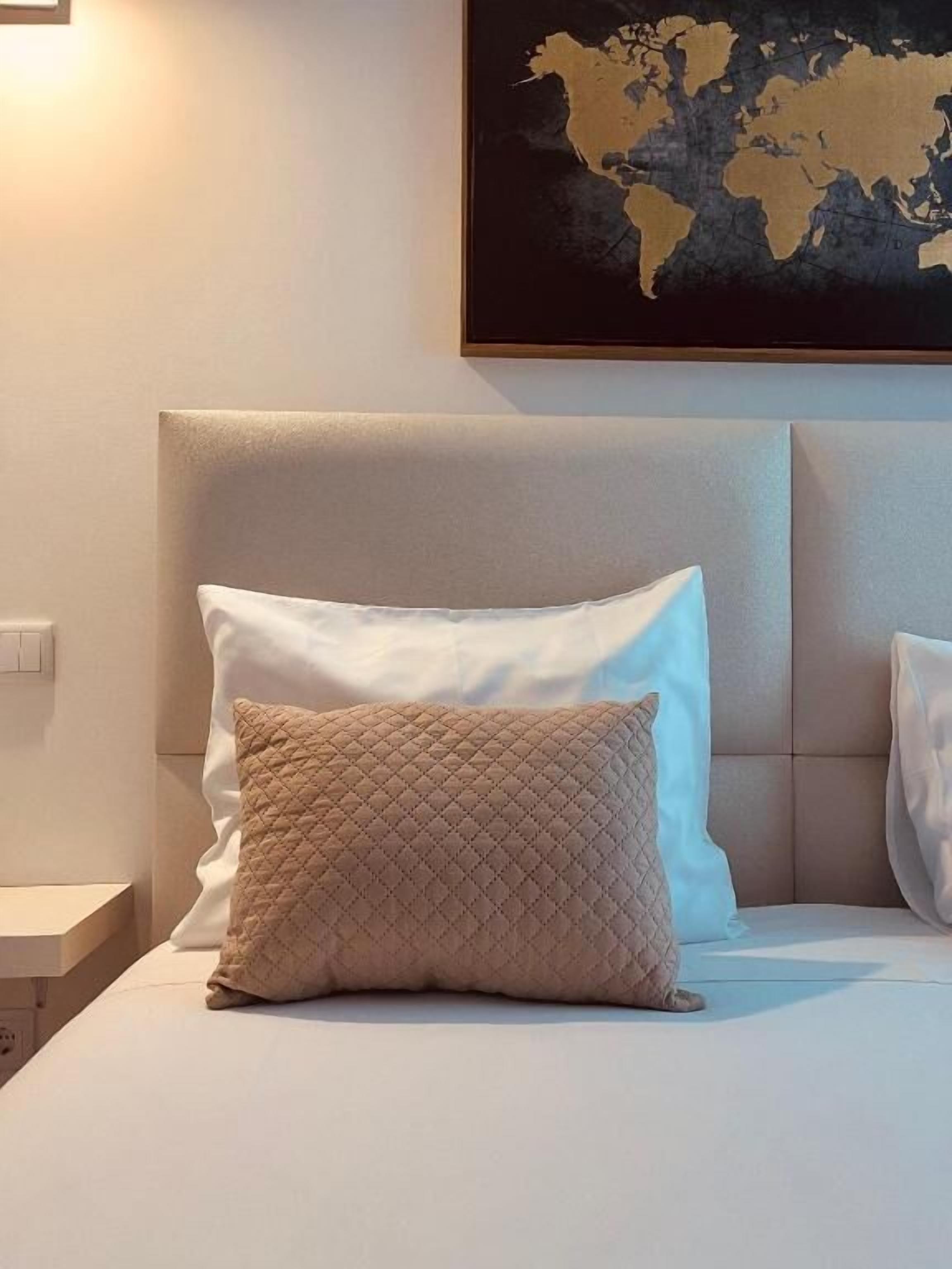 Premium bedding, down duvets, minibar, individually decorated