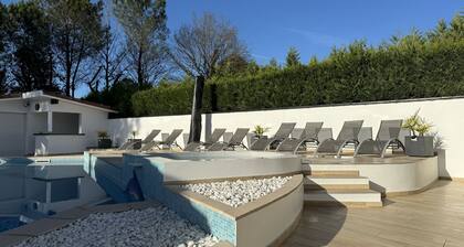 Villa Sany:magnifique maison avec piscine de 200m2
