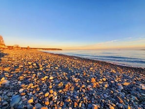靠近海滩、沙滩毛巾