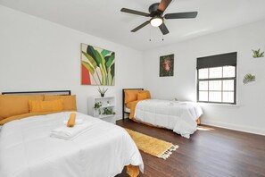 4 habitaciones, tabla de planchar con plancha y wifi gratis 