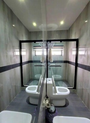 Combined shower/bathtub - Stylish 2 Bedroom Penthouse #12 (Accra)