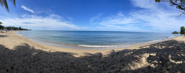 Beach nearby, beach towels