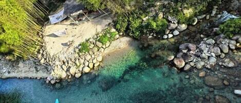 Blick von der Unterkunft