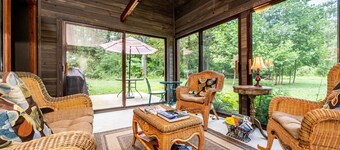 Unique Barn-Style Cottage | Pond, Fire Pit & Near Nashville 2BR, 1BA