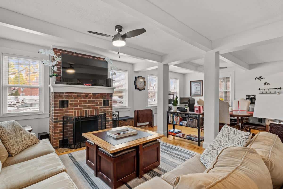 TV, books, offices