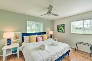 3 habitaciones, tabla de planchar con plancha, wifi y ropa de cama 
