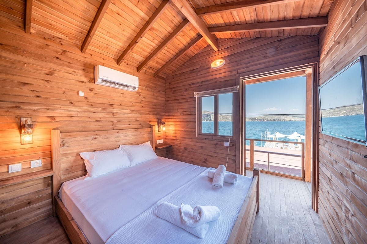 Chambre Design, vue mer