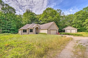 Exterior - Cozy Whitehall Hideaway w/ Hot Tub + Chiminea! (Whitehall)