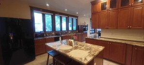 Fridge, microwave, oven, stovetop - Welcome! Cozy large house to make memories of laughter and joy by the Big Blue! (South Haven)