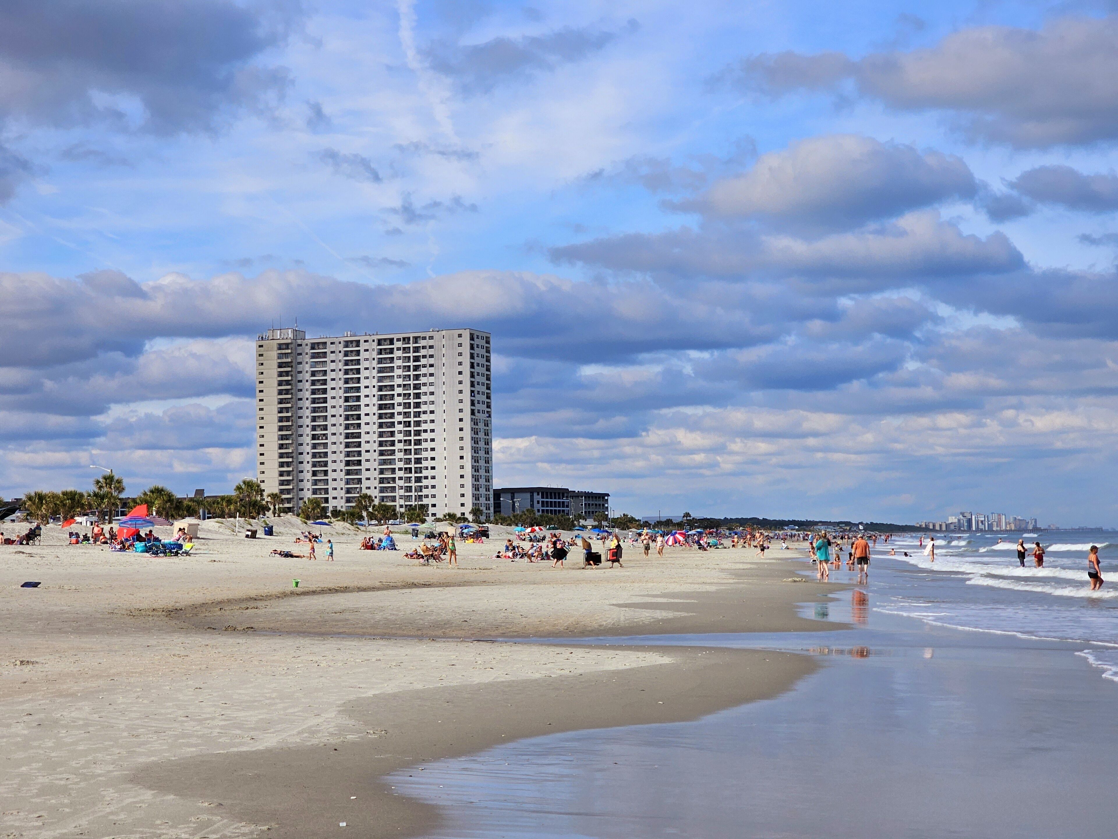 Aan het strand, ligstoelen aan het strand