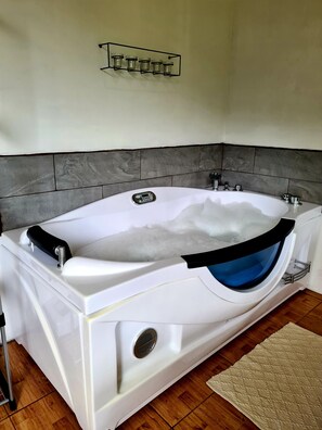 Towels, soap, shampoo