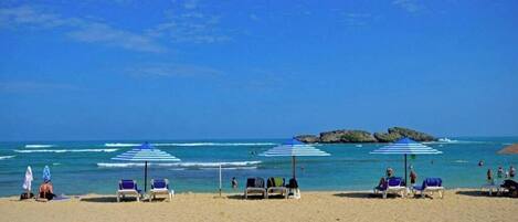 Beach nearby, beach towels