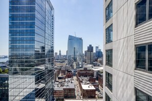 Blick von der Unterkunft