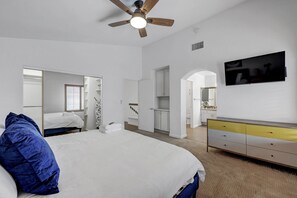 4 bedrooms, iron/ironing board, travel crib, free WiFi