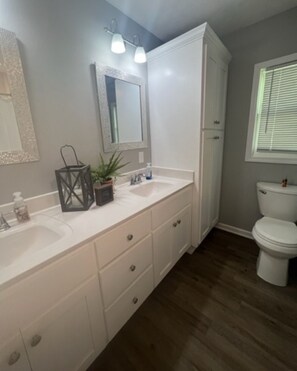 Shower, hair dryer, towels, soap - 2-Bedroom Sweet Retreat in Lexington (Lexington)