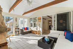 TV, DVD player, table tennis