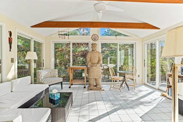 Televisión, reproductor de DVD y tenis de mesa 