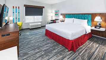 In-room safe, bed sheets