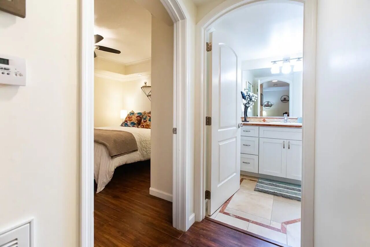 1 bedroom, premium bedding, desk, iron/ironing board