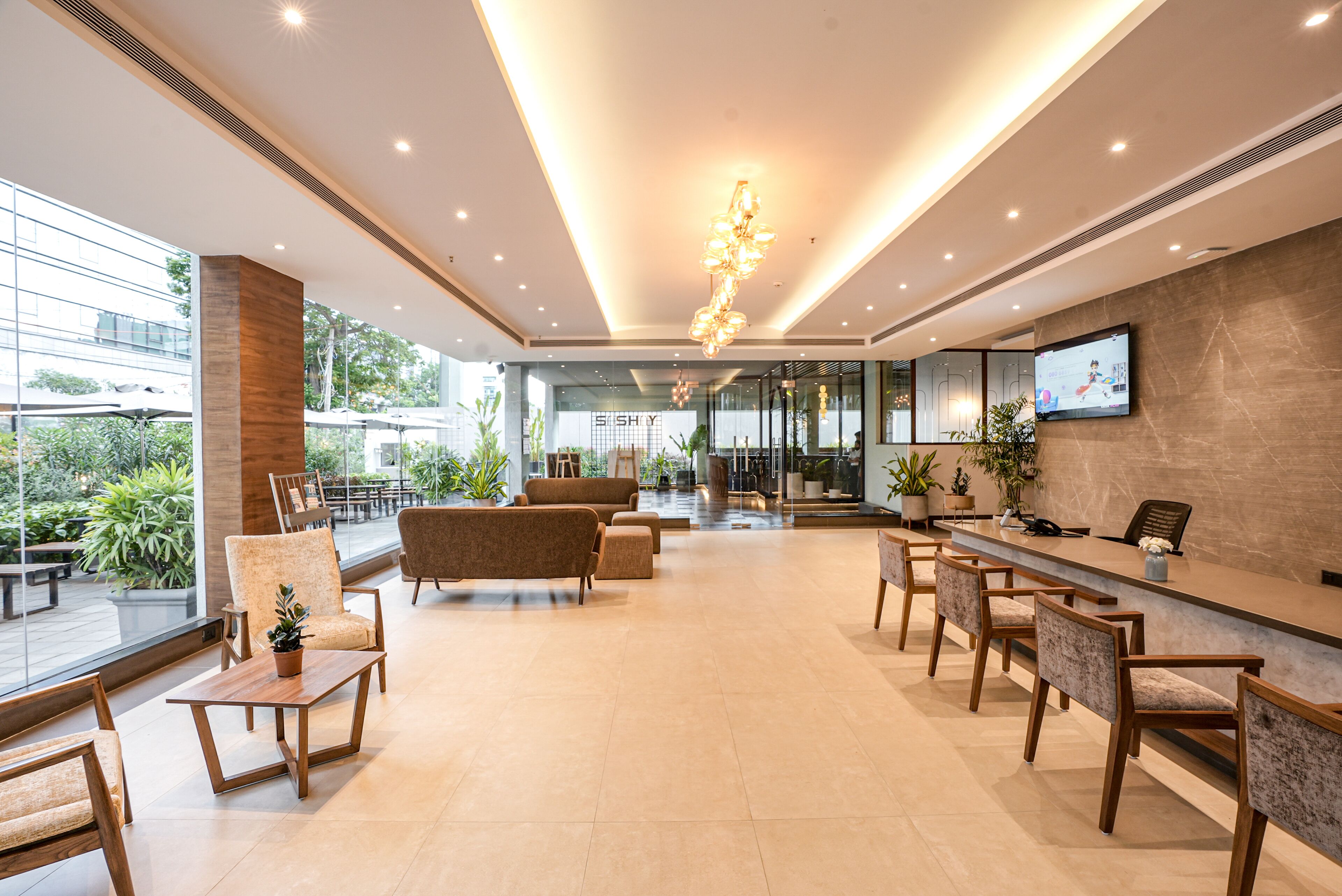 Lobby sitting area