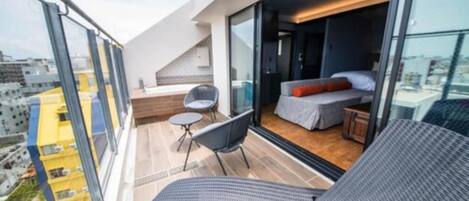 Camera, non fumatori, balcone (Jetted Tab) | Balcone