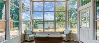 River's Edge - Waterfront, Firepit, Gameroom, Near City, Pets OK, Private Dock For Swim & Fishing!