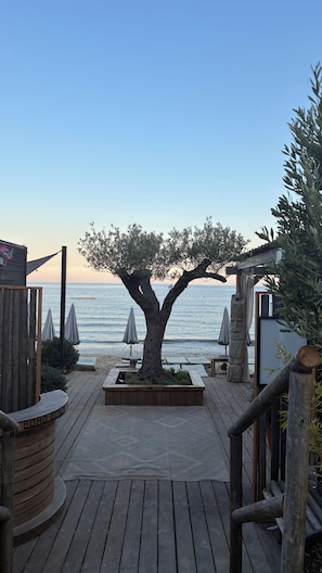 Property grounds - Pretty T2 40m2 beach 300m air conditioning + pool + garage + balcony All Comfort (Cavalaire-sur-Mer)