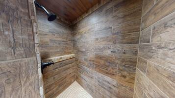 Bathtub, hair dryer, towels