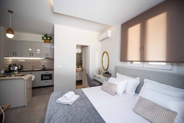 1 makuuhuone, silitysrauta/-lauta, ilmainen Wi-Fi, vuodevaatteet