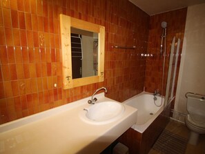 Bathroom - Cozy studio with mezzanine and balcony at the foot of the slopes (Auris)