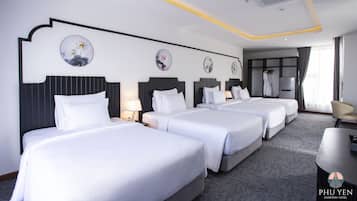 Family Quadruple Room | Premium bedding, memory-foam beds, minibar, free WiFi