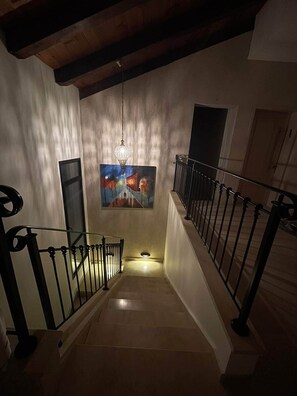 Handrails in stairways