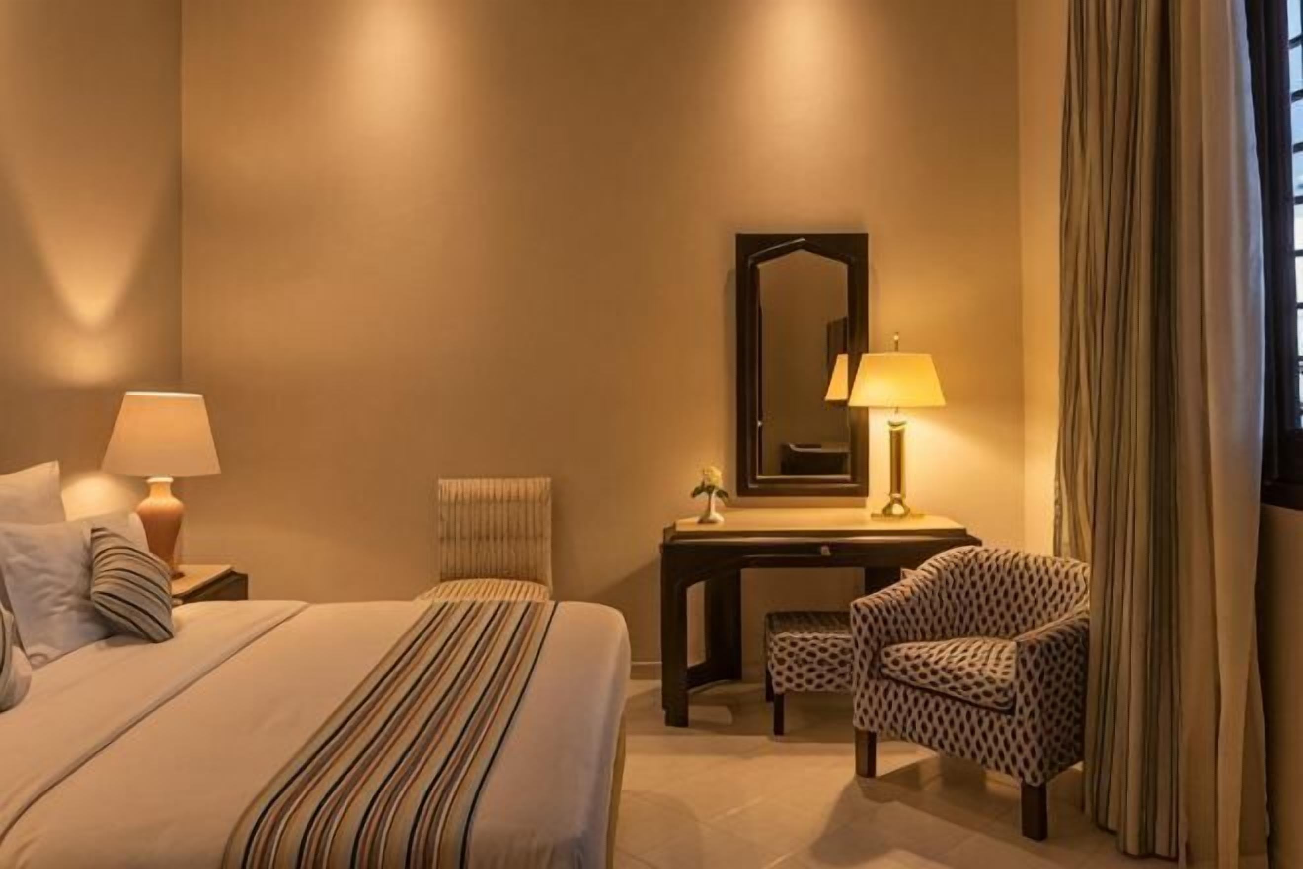Minibar, in-room safe, desk, blackout curtains