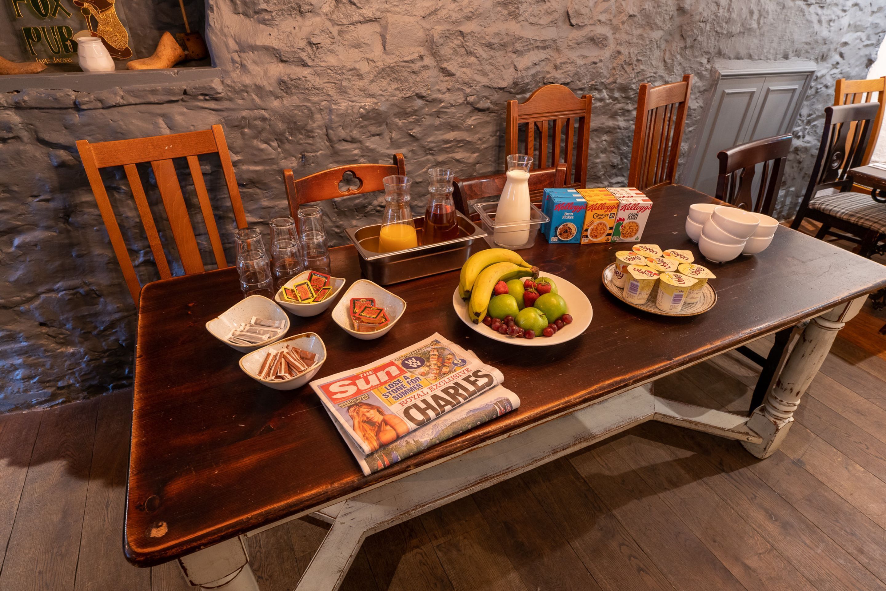 Se ofrece un desayuno a la carta todos los días (por un coste adicional)