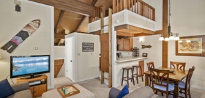 Living room - Rocky Point at Northstar by Tahoe Mountain Properties (Truckee)