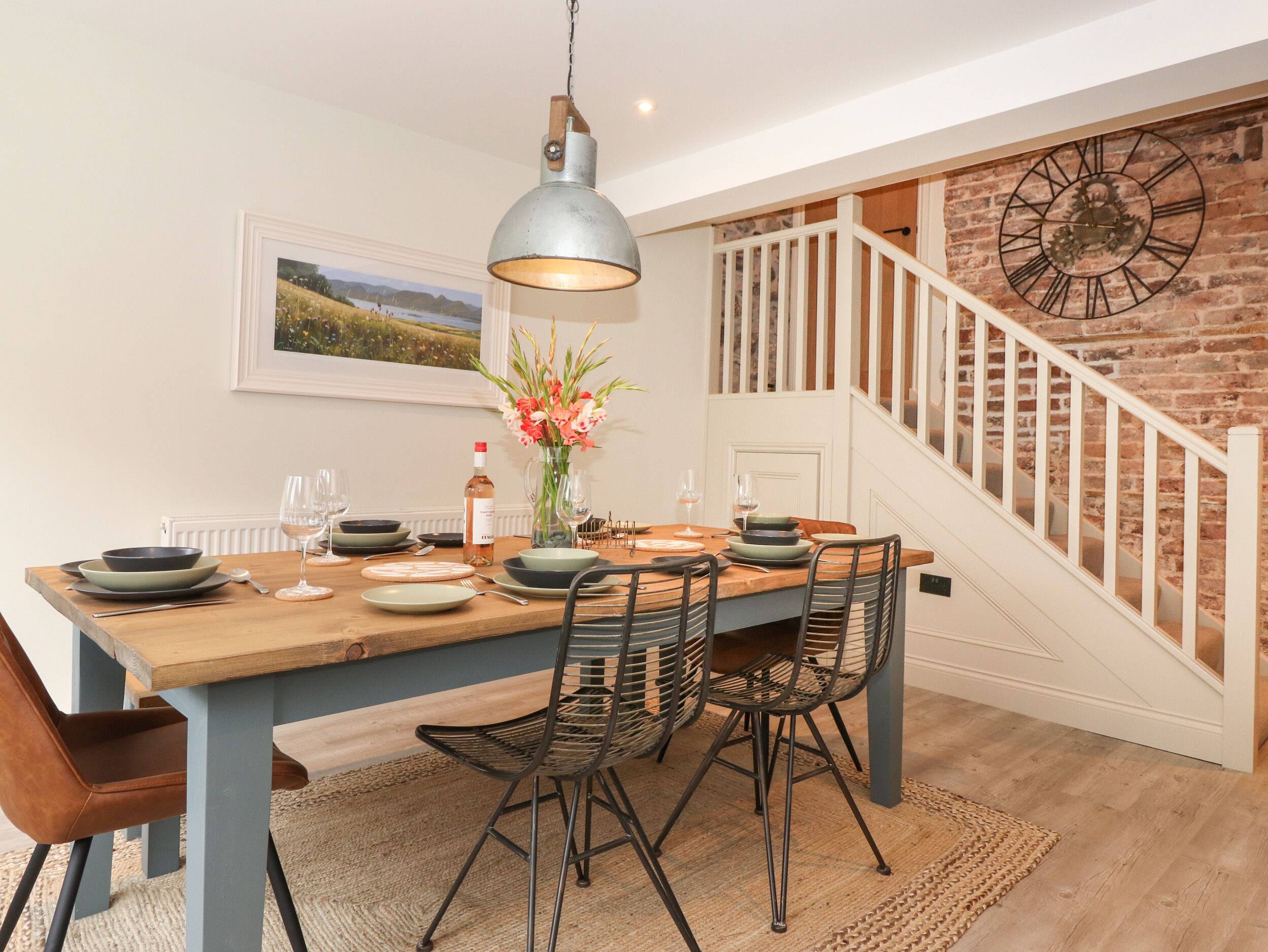 Fridge, dishwasher, electric kettle, toaster