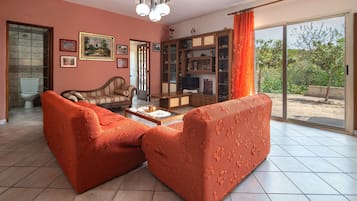 Télévision, cheminée