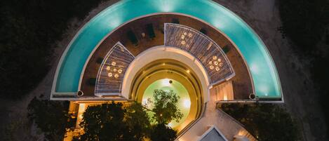 منظر من الجو على ارتفاع عالٍ