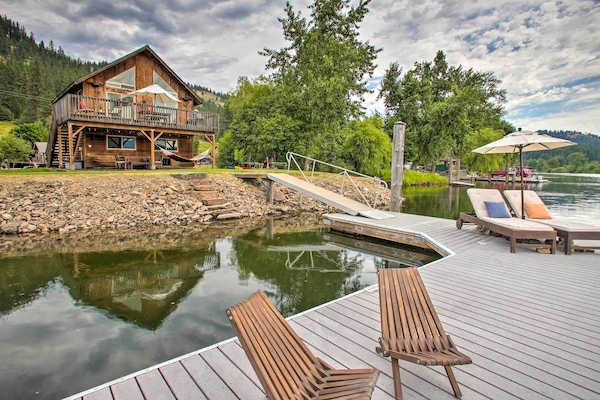 St Maries Vacation Rental | 2BR | 1BA | 1,000 Sq Ft | Stairs Required