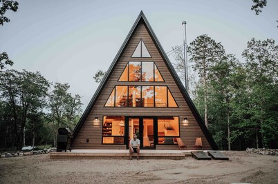 Northwoods A-Frame Cabin Near Itasca State Park