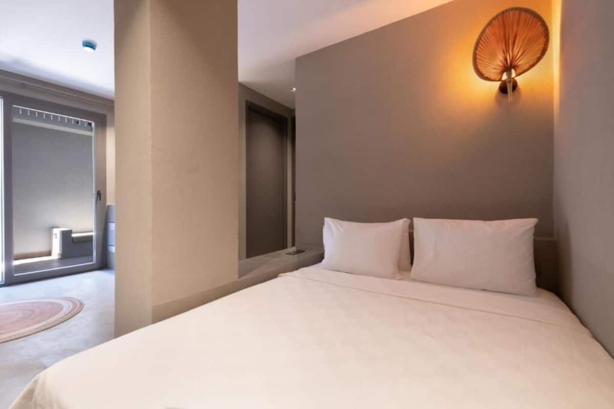 Suíte luxo | 1 quarto, roupas de cama premium, escrivaninha