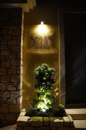 Fachada de la propiedad