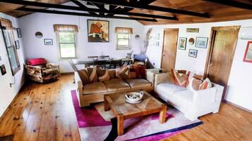 Fireplace, books